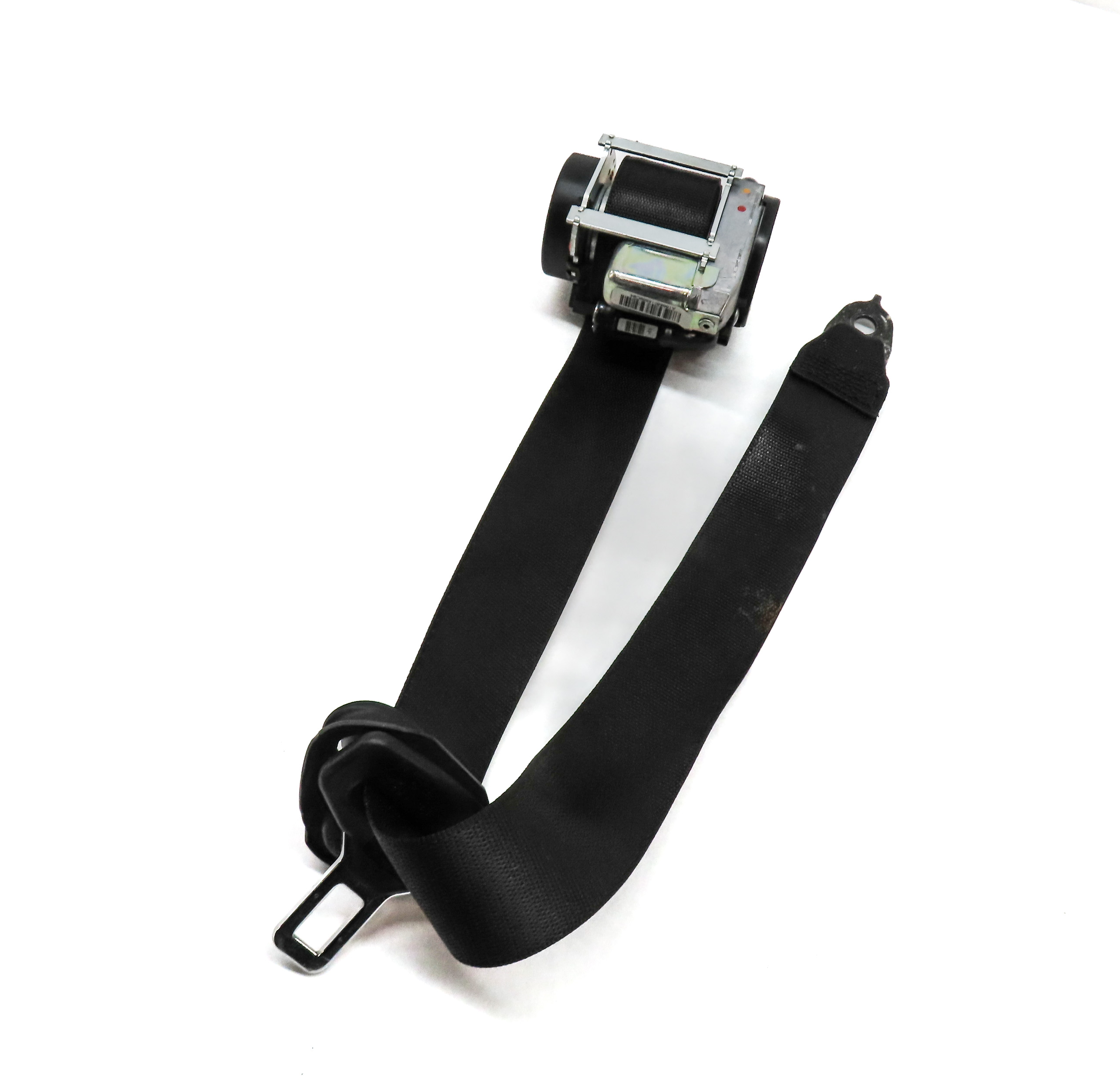 2013 MERCEDES GL450 (X166) REAR 3RD ROW RIGHT SEAT SEATBELT RETRACTOR (BLACK) — exact item pictured